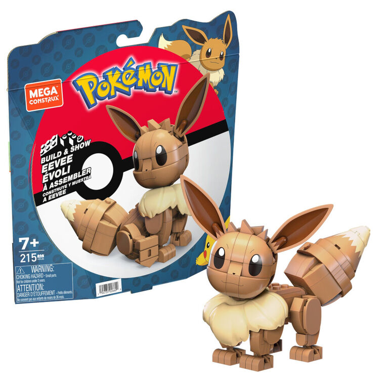 Mega Construx Pokémon - Build & Show Eevee (HDL84) Building Set LOW STOCK