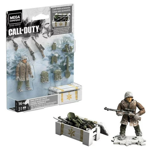 Mega Contrux - Call of Duty Black Series - WWII Winter Crate Building Toy (GYF87)