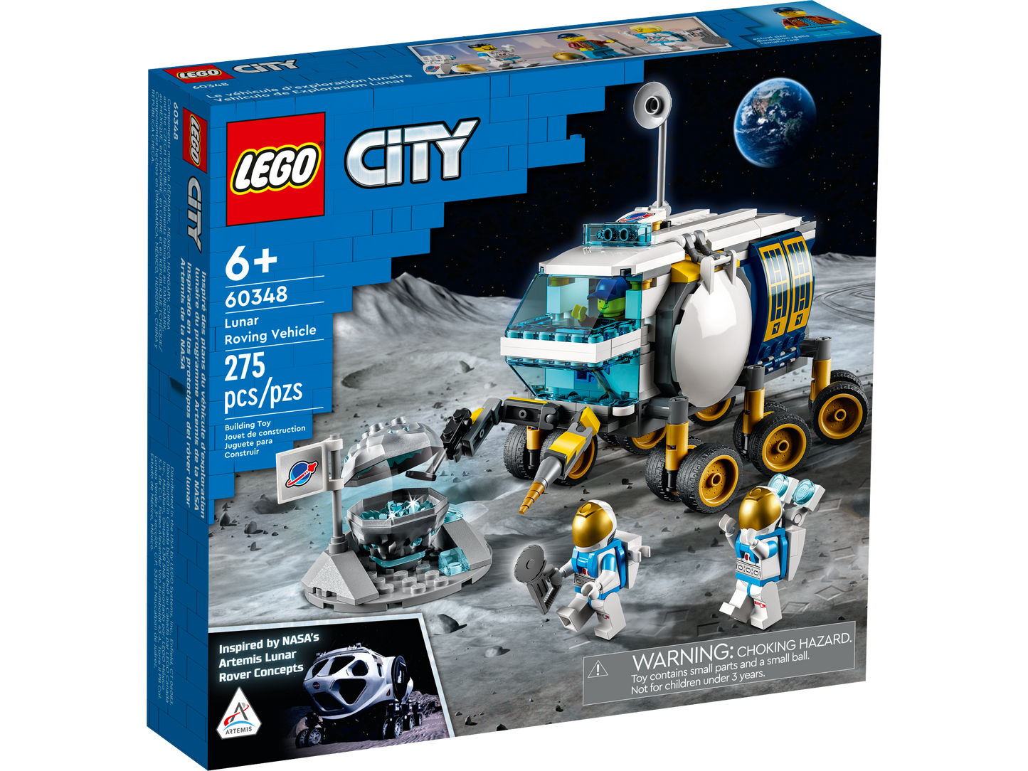 LEGO City - Space Series - Lunar Roving Vehicle Building Toy (60348) LOW STOCK