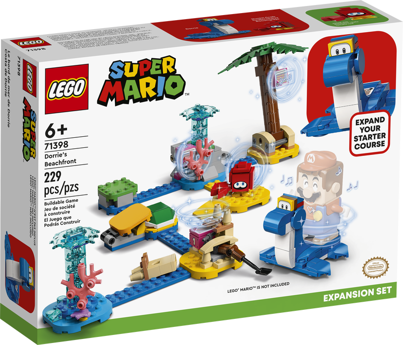 LEGO Super Mario - Dorrie's Beachfront Expansion Set (71406) Buildable Game