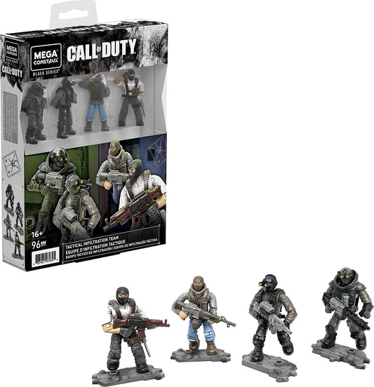Mega Construx: Black Series - Call of Duty - Tactical Infiltration Team 4-pack Microfigure Set GYF91 LOW STOCK