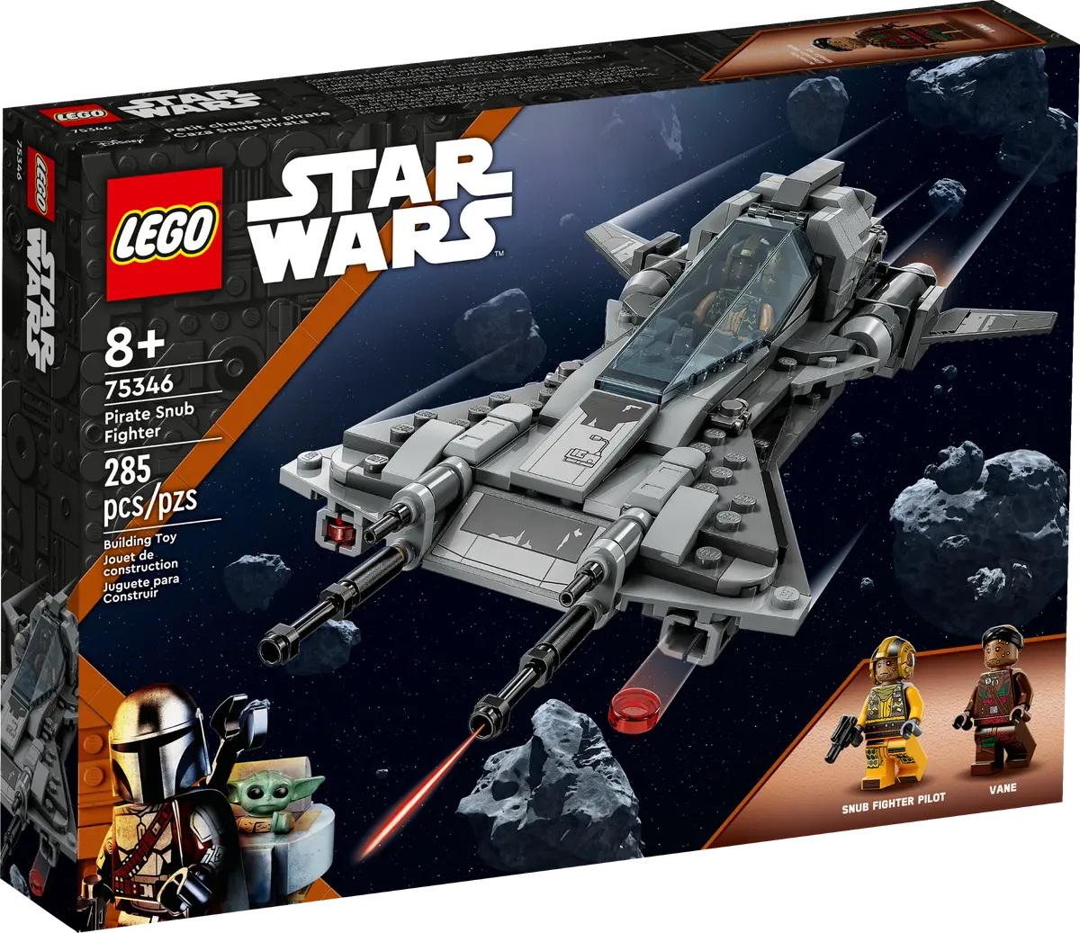 LEGO - Star Wars: The Mandalorian - Pirate Snub Fighter Building Toy (75346) LOW STOCK
