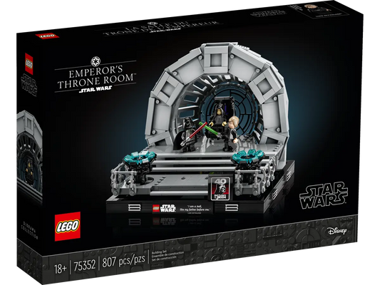 LEGO - Star Wars: Return of the Jedi 40th - Emperor's Throne Room Diorama Building Toy (75352) LAST ONE!