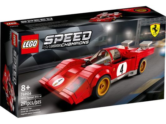 LEGO Speed Champions - 1970 Ferrari 512 M (76906) Building Toy LOW STOCK