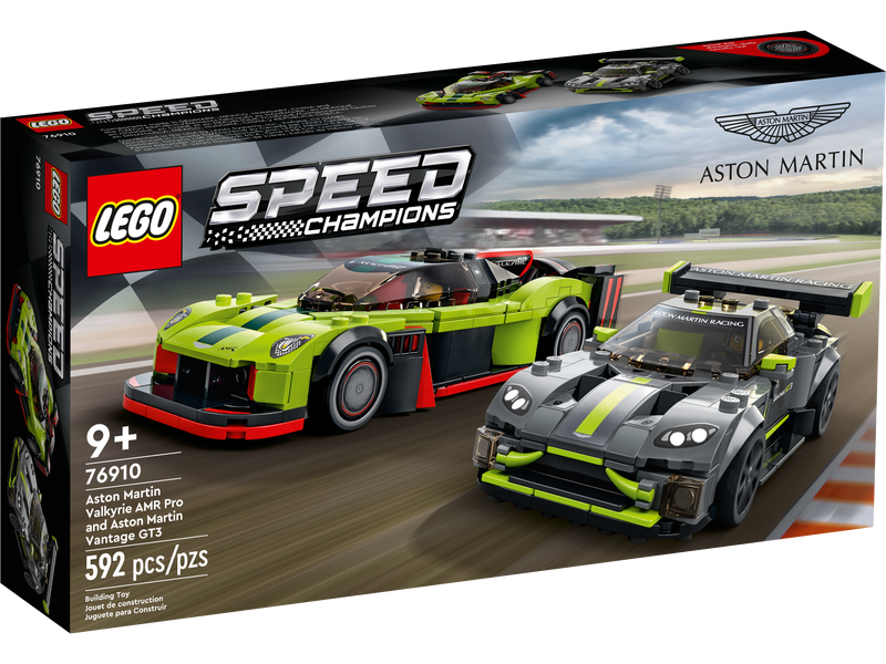 LEGO Speed Champions - Aston Martin Valkyrie AMR Pro and Aston Martin Vantage GT3 (76910) LAST ONE!