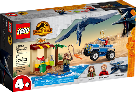 LEGO Jurassic World - Dominion - Pteranodon Chase (76943) Building Toy LOW STOCK