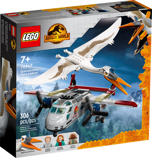 LEGO Jurassic World - Dominion - Quetzalcoatlus Plane Ambush (76947) Retired Building Toy LAST ONE!