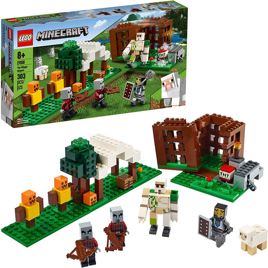 LEGO Minecraft - The Pillager Outpost (21159) Retired Building Toy
