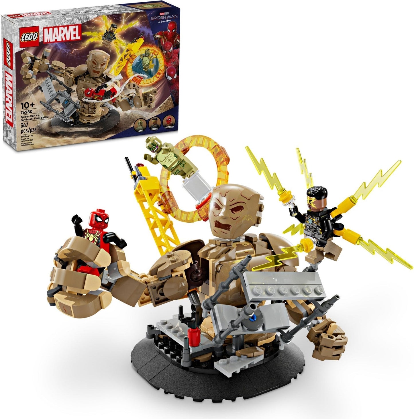 LEGO Marvel - Spider-Man: No Way Home - Spider-Man vs. Sandman: Final Battle Building Toy (76280)