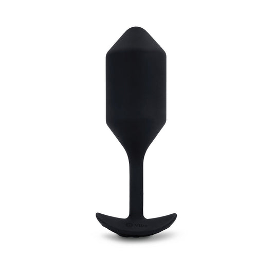 B-Vibe Vibrating Snug Plug 4 (XL) - Black Intimates Adult Boutique