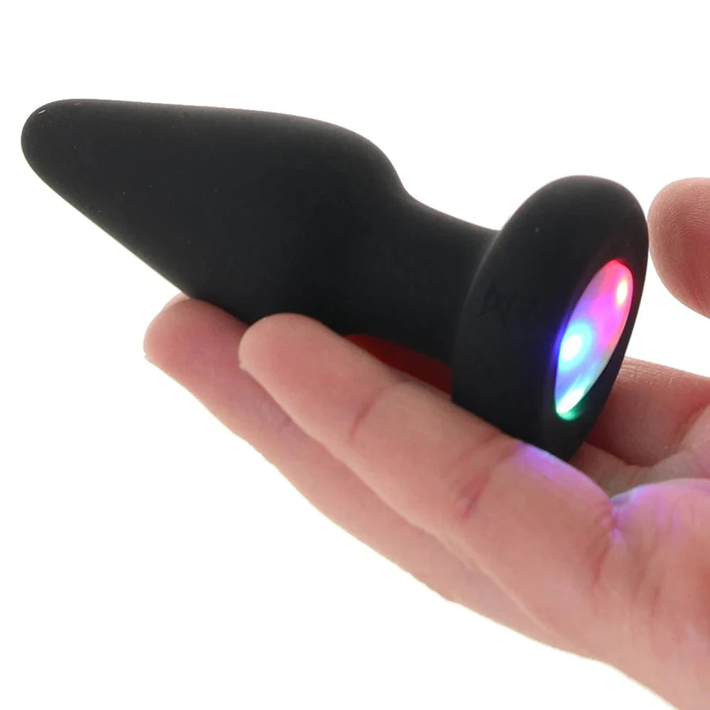 XR Brands Booty Sparks Light Up Anal Plug in Small