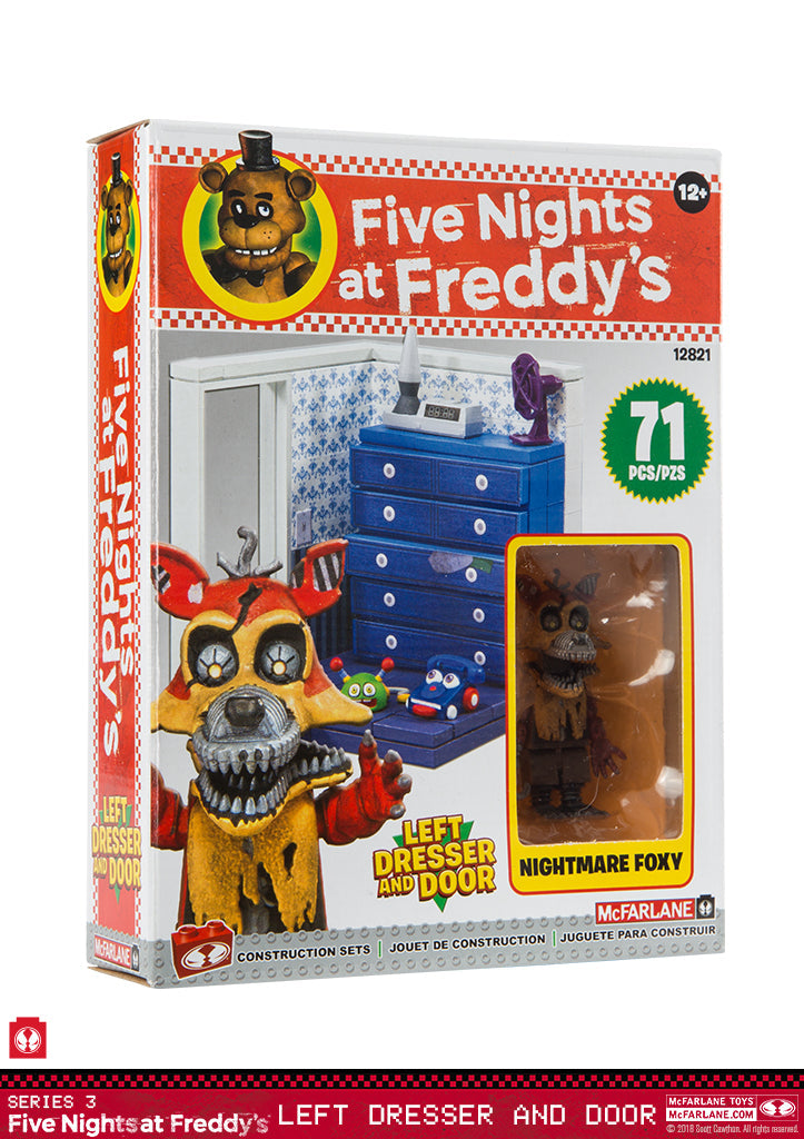 McFarlane Toys - Five Nights at Freddy\'s - Left Dresser and Door Building Toy (12821) LOW STOCK