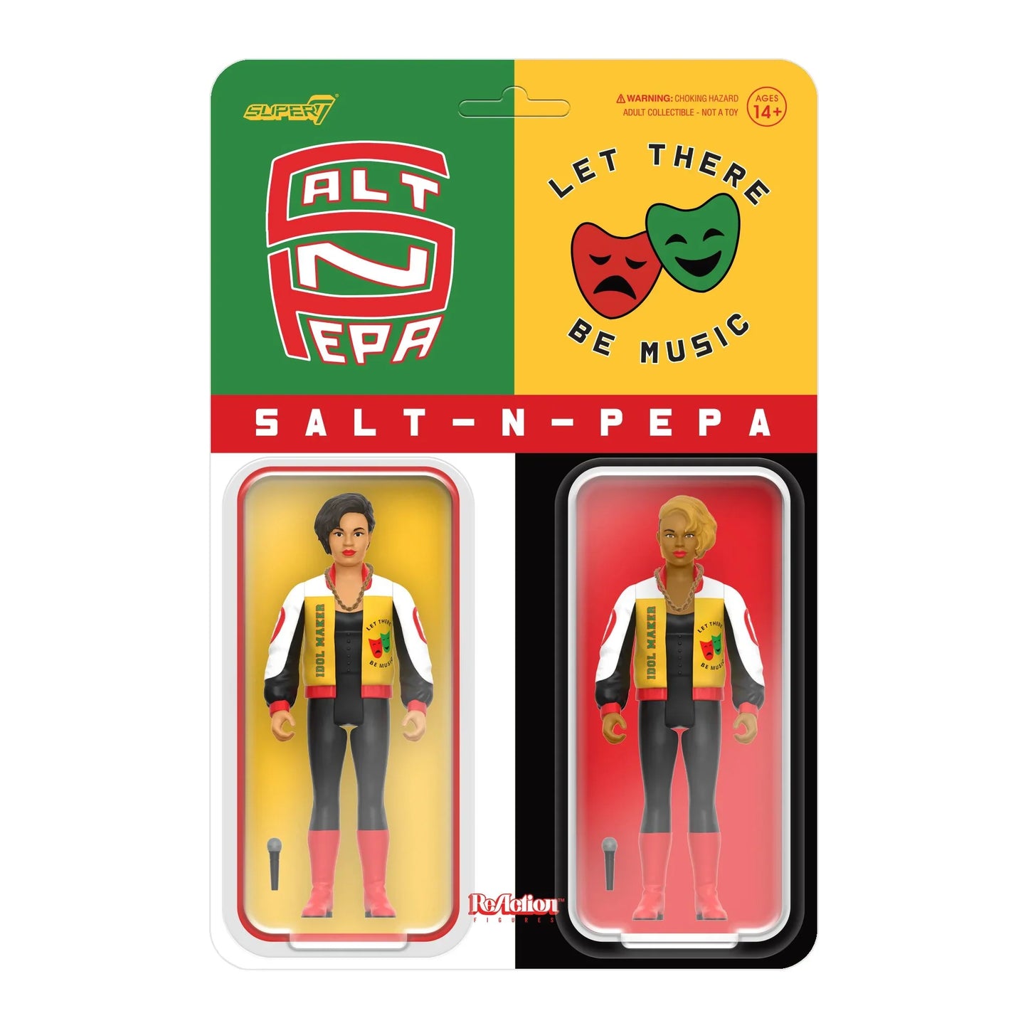 Salt-n-Pepa ReAction Figures Salt-N-Pepa (2-Pack)