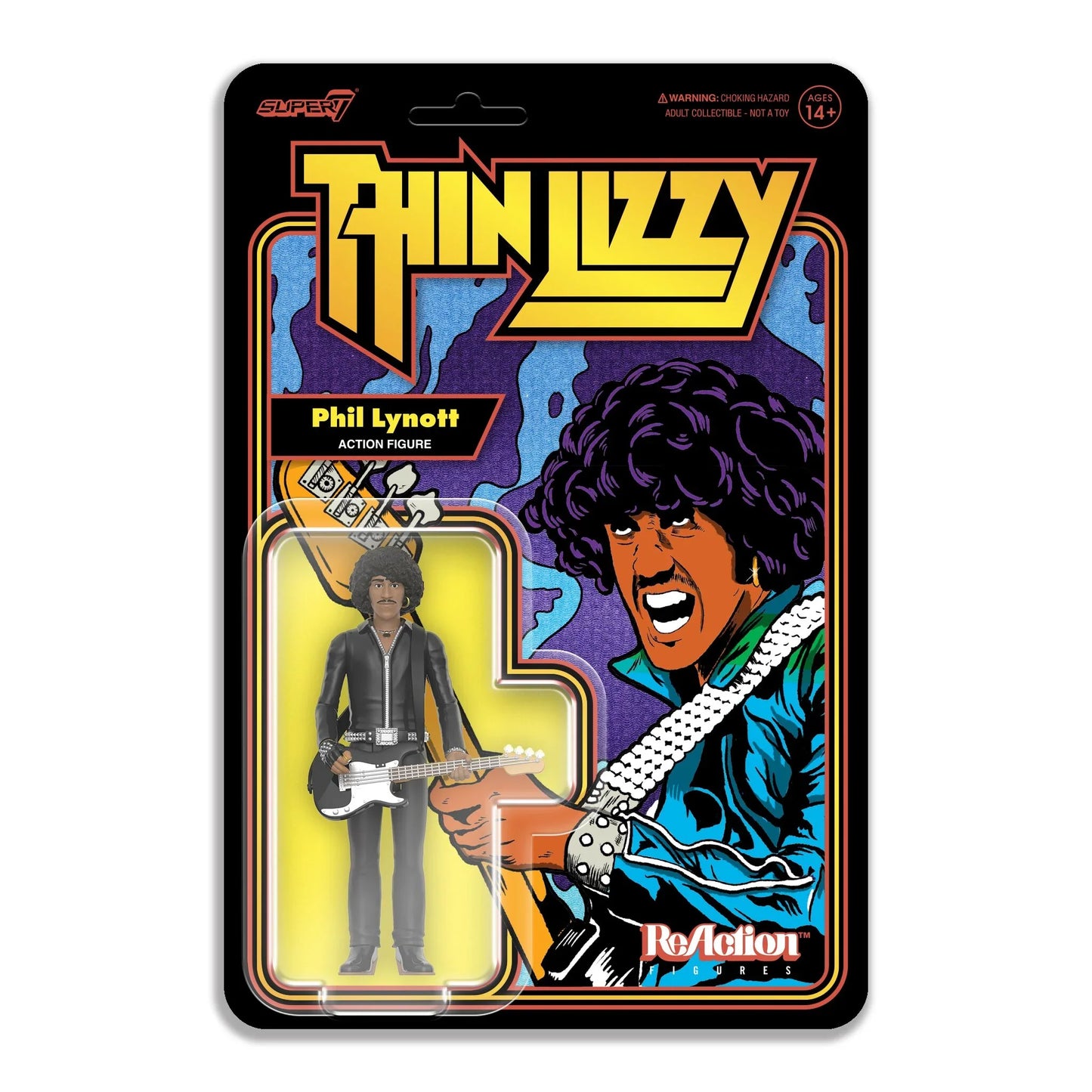 Thin Lizzy ReAction Figures Phil Lynott (Black Leather)