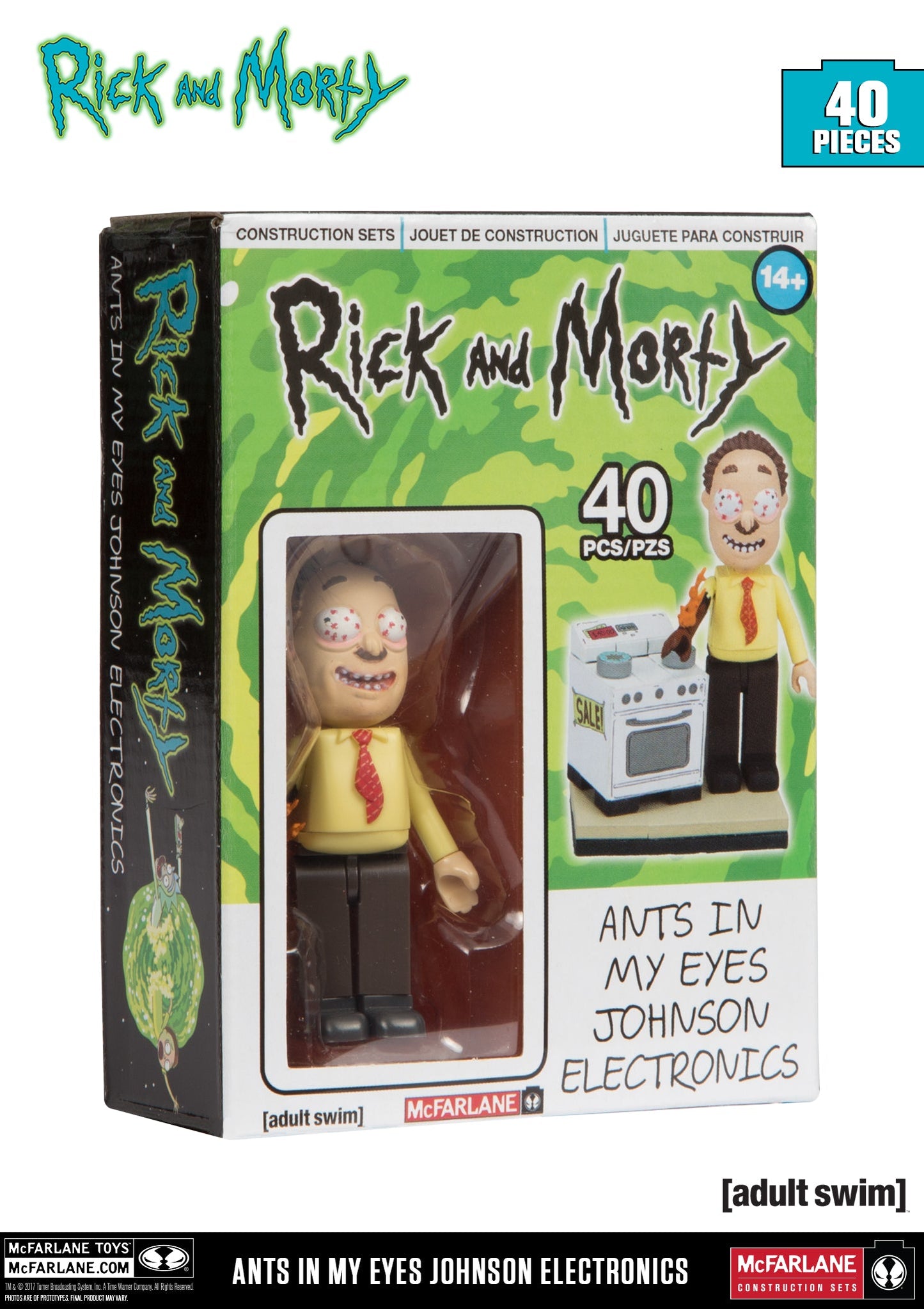 McFarlane Toys - Rick and Morty - Ants In My Eyes Johnson Electronics Building Toy (12853) LOW STOCK