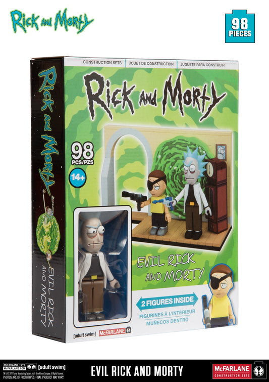 McFarlane Toys - Rick and Morty - Evil Rick and Morty Building Toy (12871) LOW STOCK