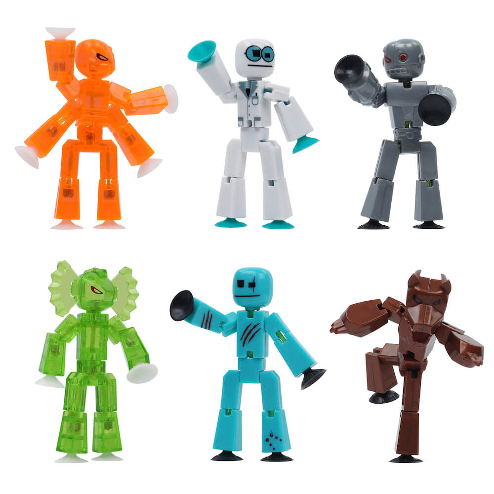 StikBot Monsters - Werewolf & Cyborg Pack