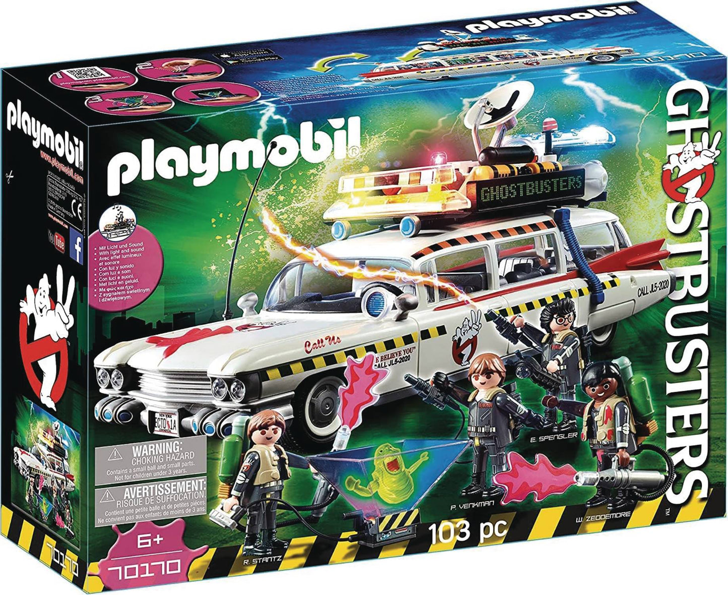 Playmobil - Ghostbusters - ECTO-1A Building Toy (70170)
