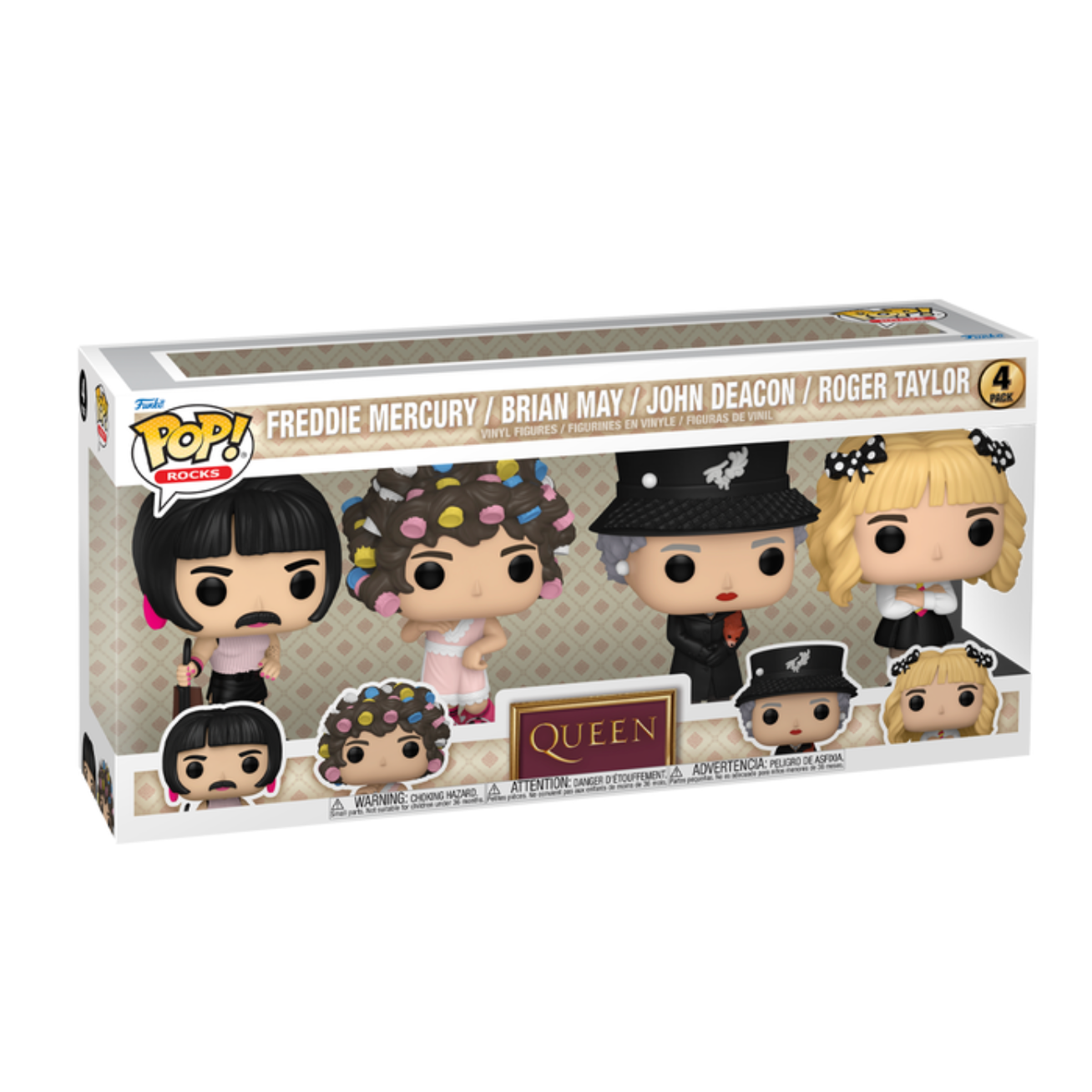 Pop! Queen - I Want to Break Free 4-Pack Funko