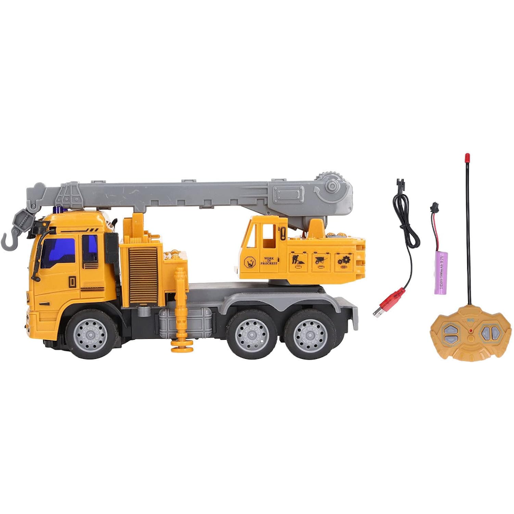RC 4-Channel Crane Truck Toy