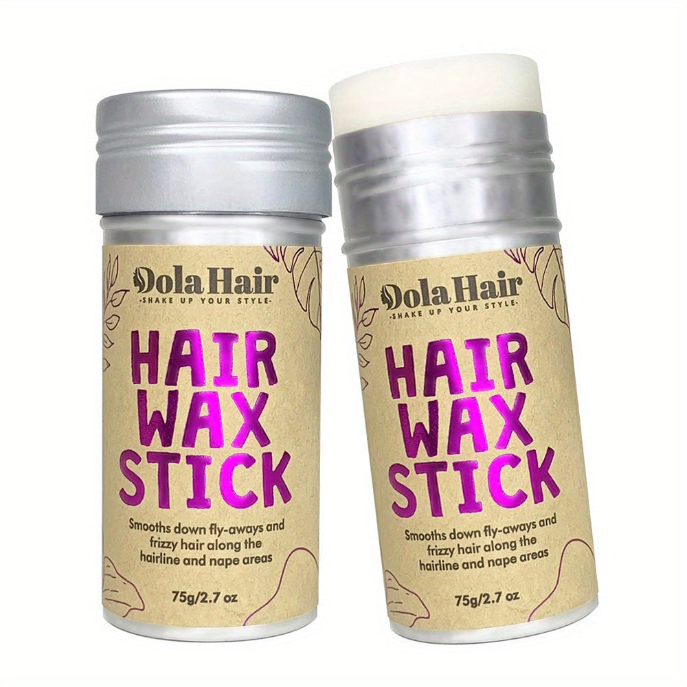 Non-Greasy Hair Wax Stick for Smooth Wigs and Flyaways - Slick Stick for Kids and Frizz-Free Styling - Pomade Stick for Edge Control and Hair Care