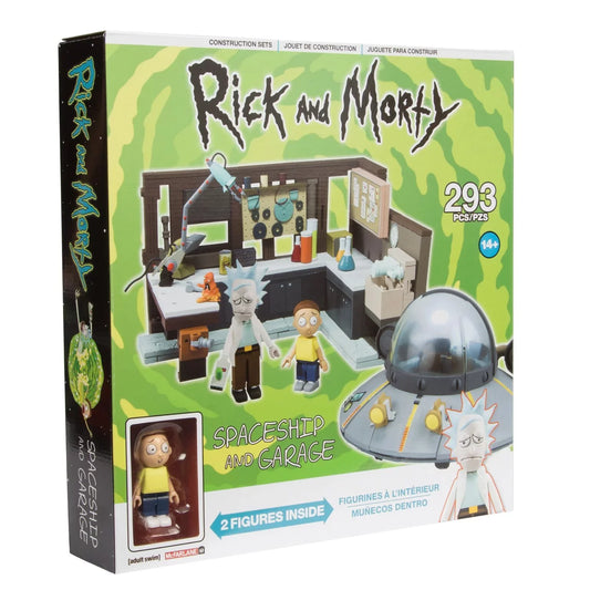 McFarlane Toys - Rick and Morty - Spaceship and Garage Building Toy (12884) LAST ONE!