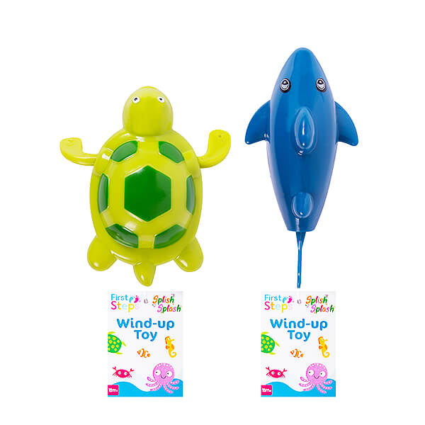 Children's Turtle OR Shark Cute Wind-Up Swimming Bath Toy