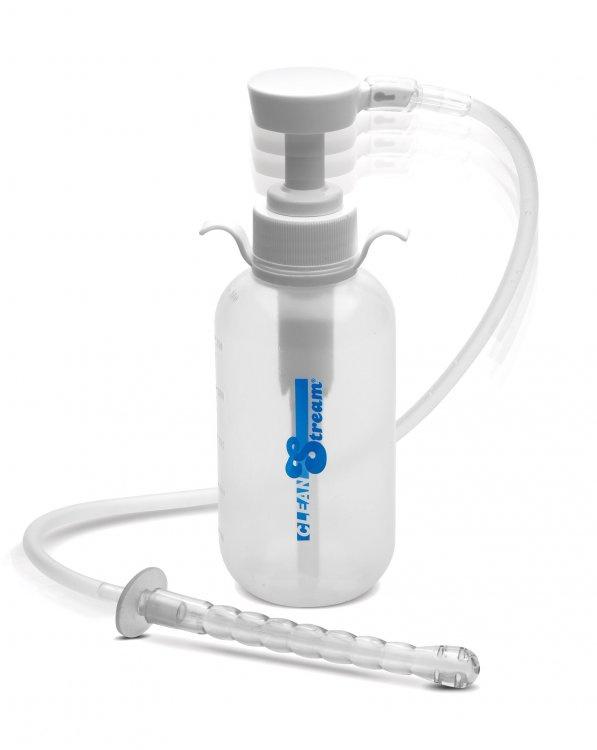 CleanStream Pump Action Enema Bottle with Nozzle