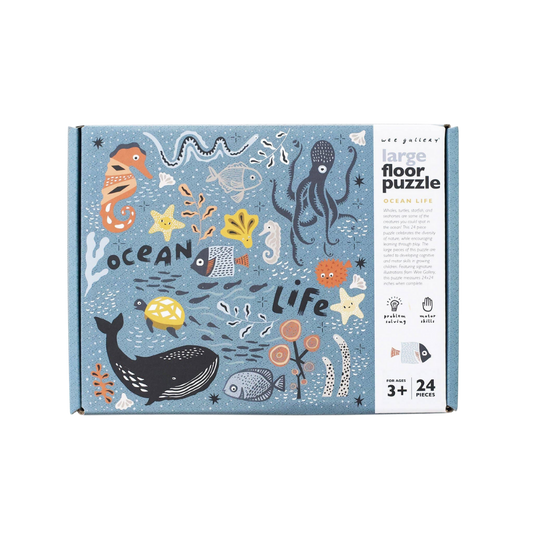 OCEAN LIFE FLOOR PUZZLE BY WEE GALLERY