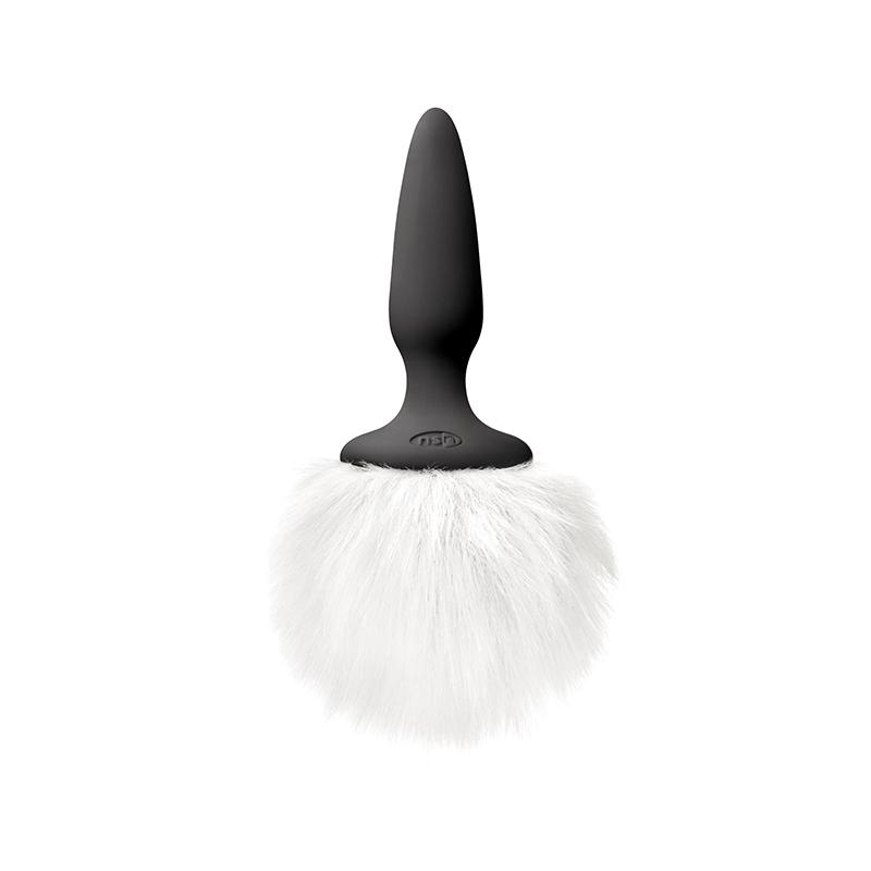 Mini Bunny Tails Anal Toys NS Novelties White