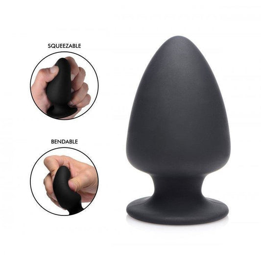 Squeeze-it Silexpan Anal Plug Small Black