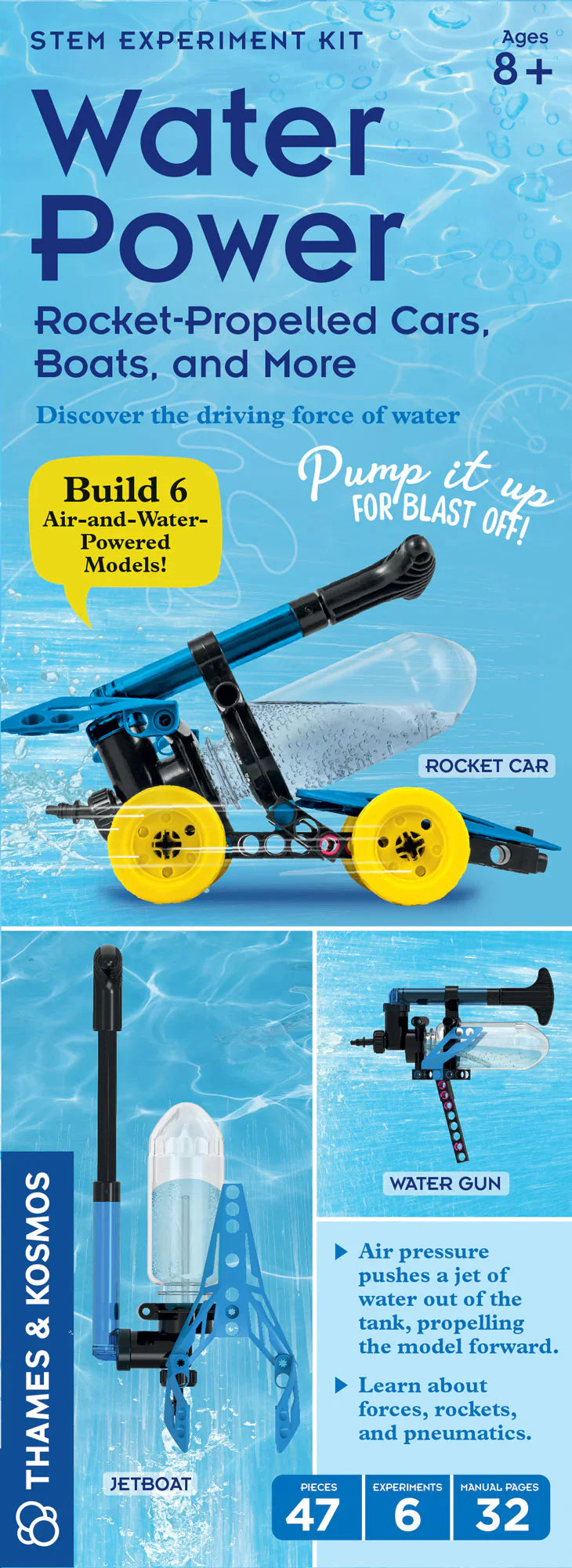 Water Power Rocket-Propelled Cars, Boats, and More